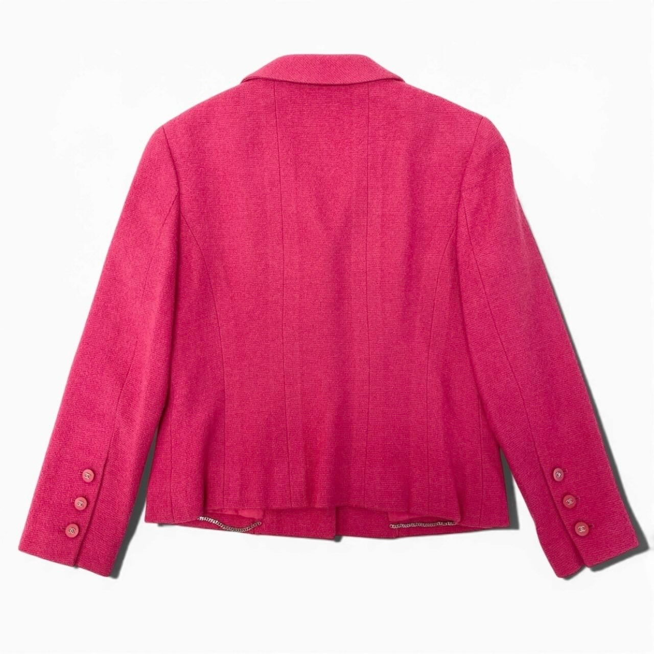 CHANEL シャネル ヴィンテージ CHANEL BOUTIQUE 1996 ウール / ナイロン P06647 テーラードジャケット レディース A