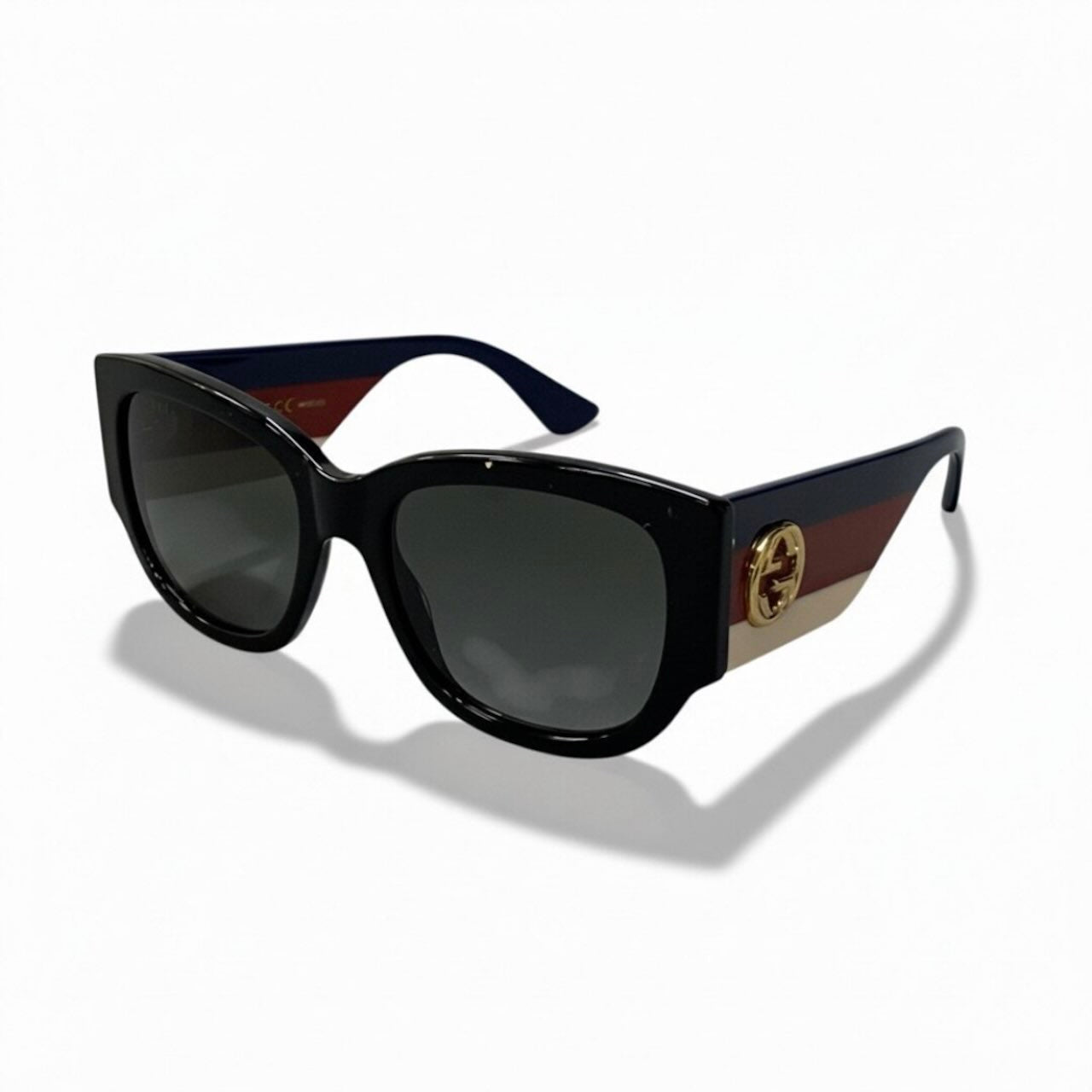 GUCCI グッチ ブラック プラスチック GG0276S サングラス スクエア レディース AB