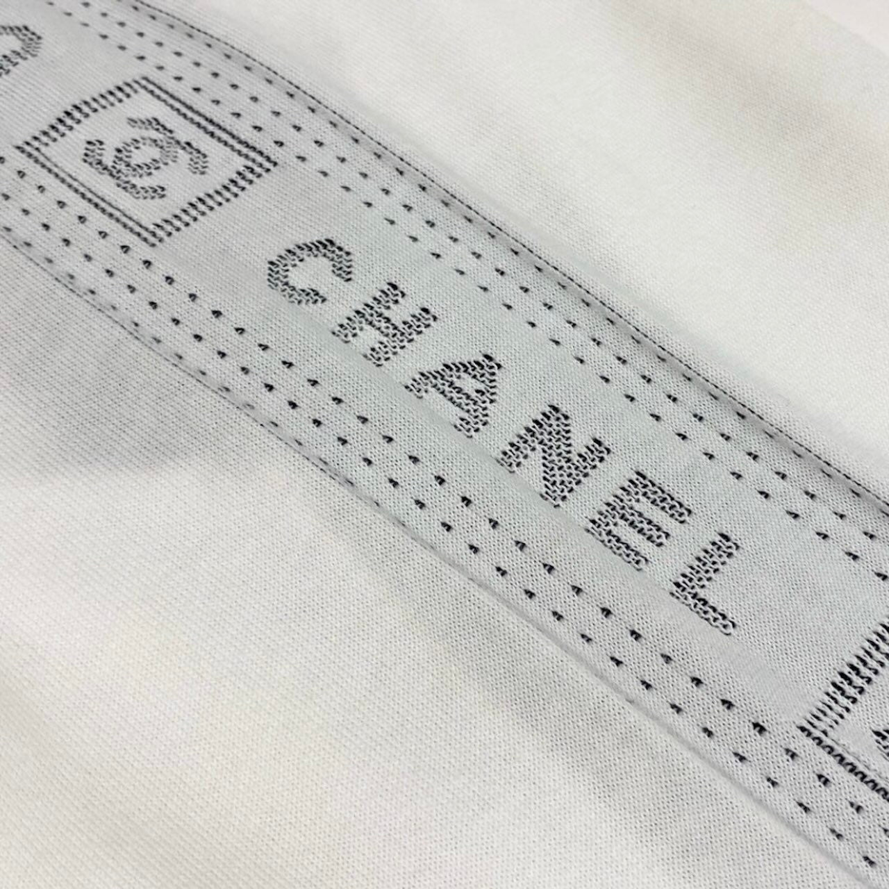 CHANEL シャネル ホワイト コットン P30103K0036 ワイドニットパンツ レディース B