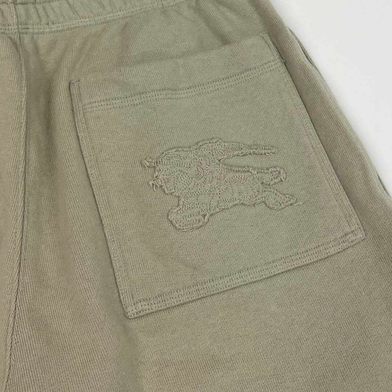 BURBERRY バーバリー ベージュ コットン スウェットパンツ レディース ABP