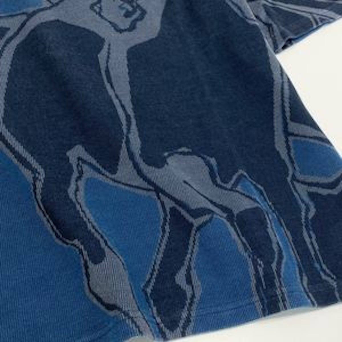 HERMES エルメス Dance of Horses ネイビー コットン 半袖Ｔシャツ メンズ AB