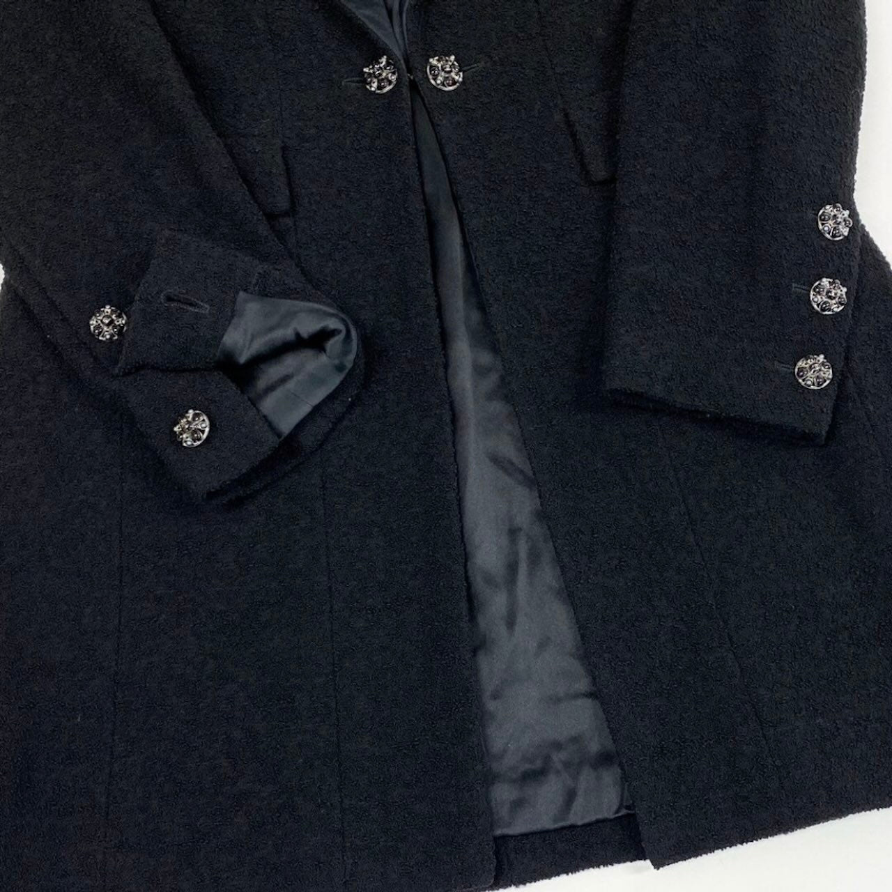 CHANEL シャネル ブラック ウール / ナイロン / シルク P29135 その他アウター レディース SA