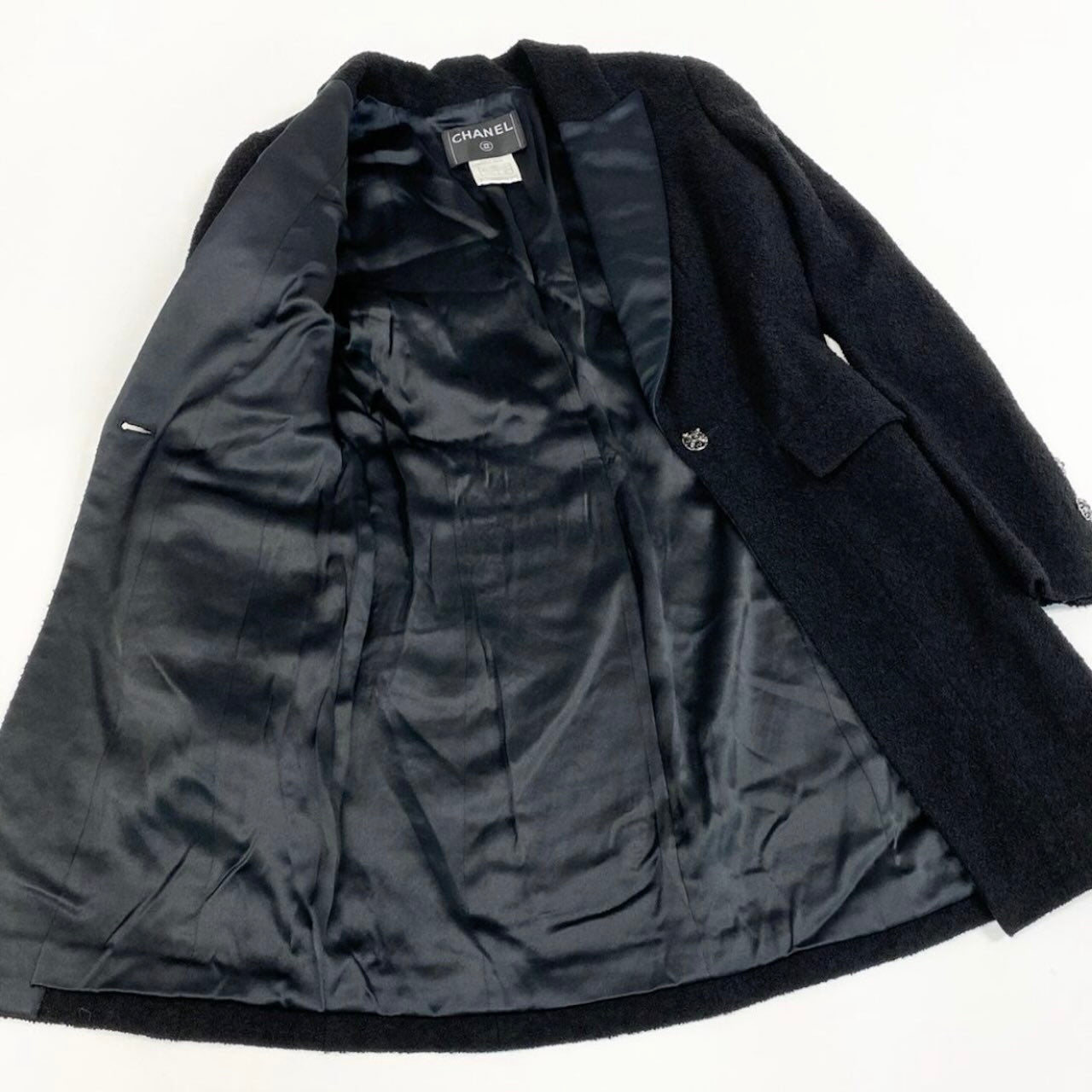 CHANEL シャネル ブラック ウール / ナイロン / シルク P29135 その他アウター レディース SA
