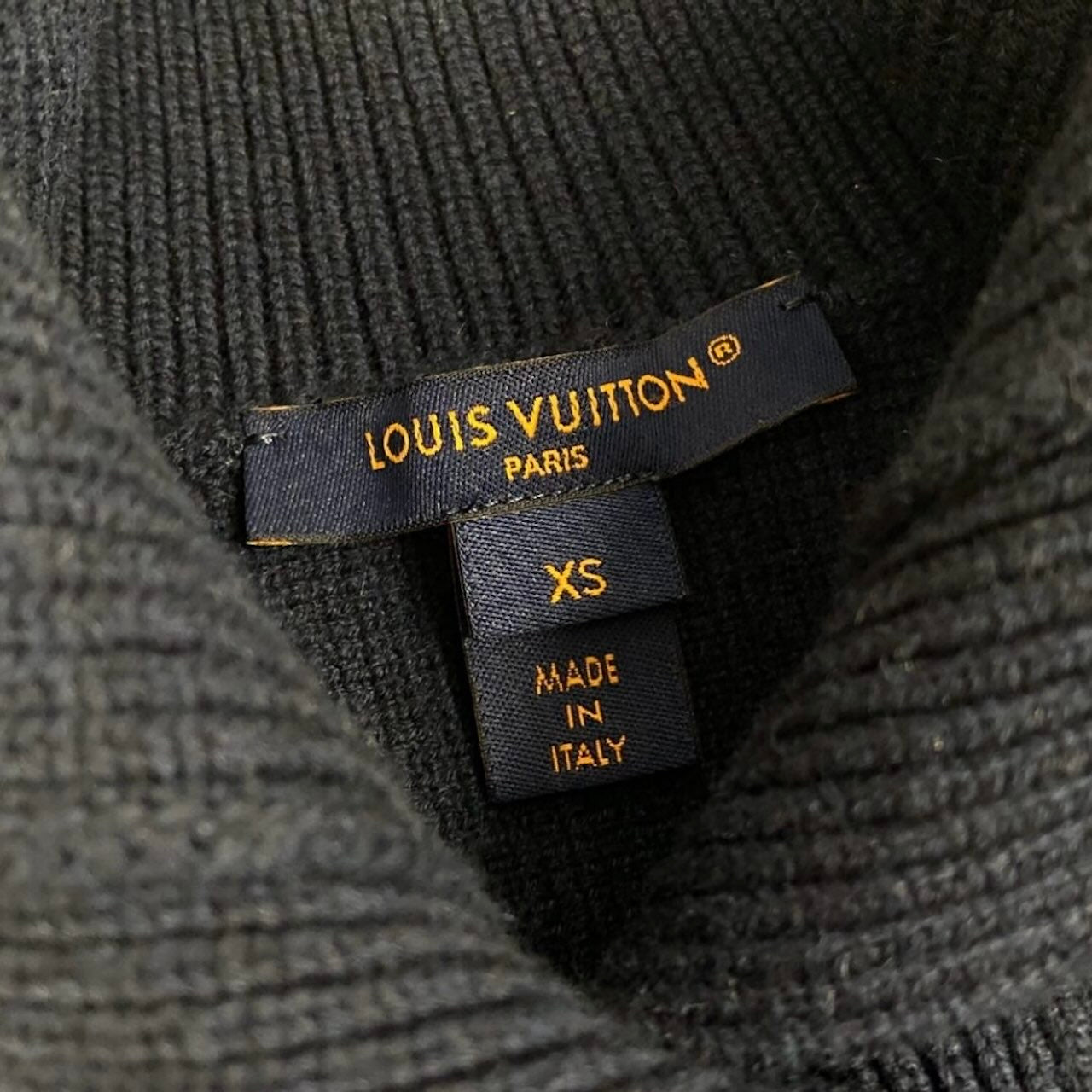 LOUIS VUITTON ルイヴィトン 5SS ジュエルボタン スリーブレスカーディガン ナイトブルー ウール / カシミヤ カーディガン レディース ABP