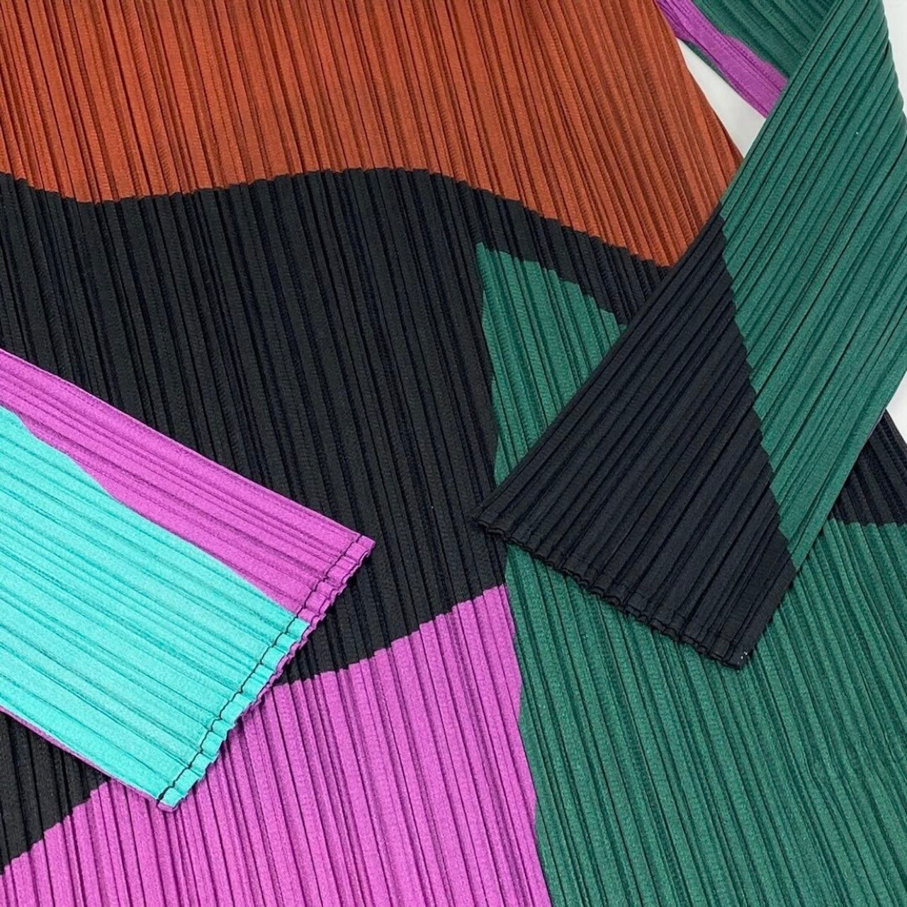 PLEATS PLEASE プリーツプリーズ ISSEY MIYAKE マルチカラー ポリエステル チュニック レディース ABP