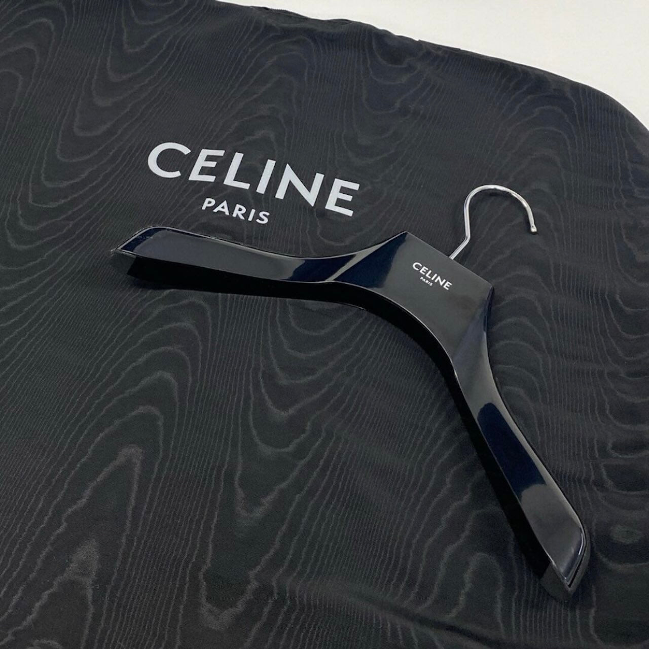 CELINE セリーヌ ラヴァリエール トリオンフ柄 ボウタイ シルクワンピース ロングワンピース ピンク シルク ワンピース レディース SA