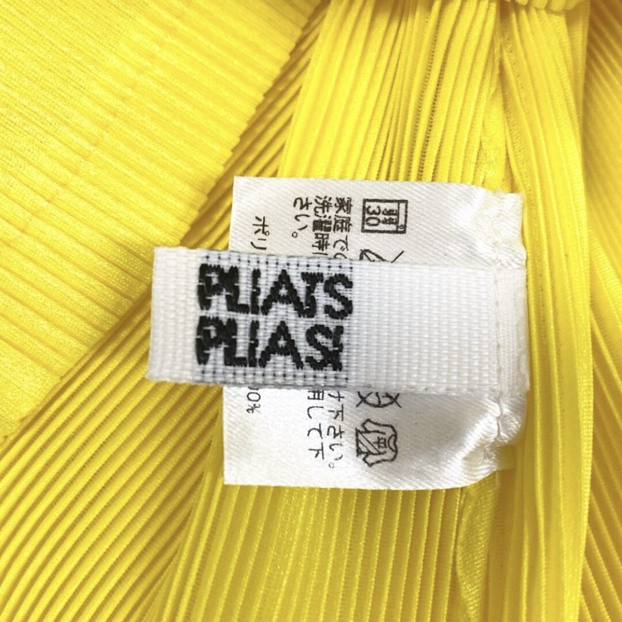 PLEATS PLEASE プリーツプリーズ プリーツチュニックワンピース 半袖チュニック イエロー ポリエステル PP81FK332 チュニック レディース B