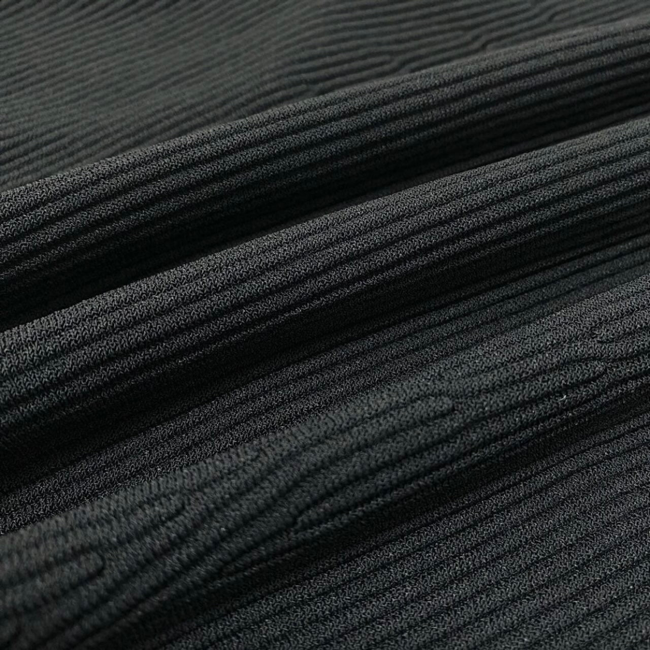Alexander McQueen アレキサンダーマックイーン 長袖リブニットセーター 袖切替レース トップス ブラック レーヨン / ナイロン / ポリエステル エラスタン セーター レディース ABP