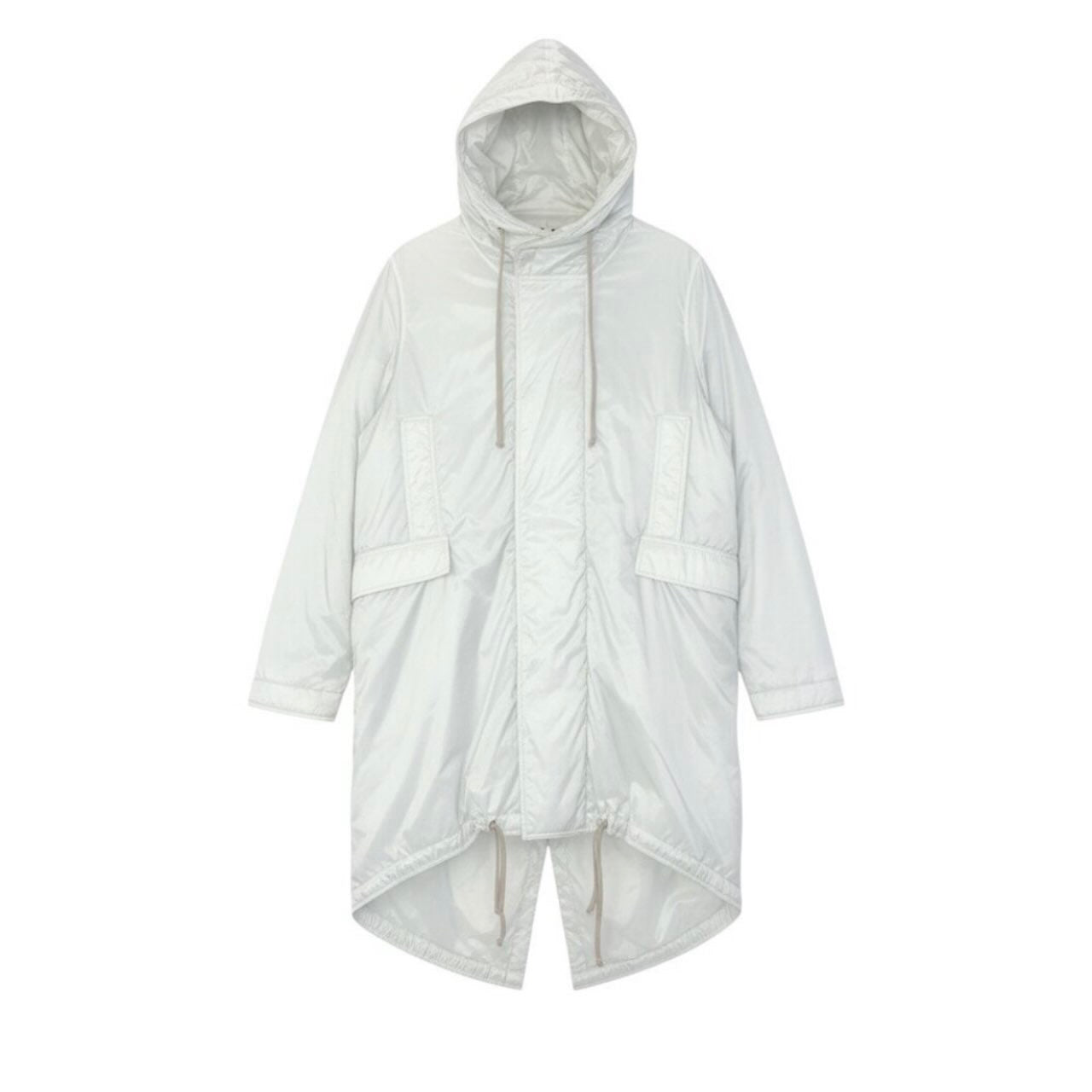 Rick Owens リックオウエンス ダークシャドウ モッズコート ナイロンジャケット オフホワイト ナイロン / ポリエステル モッズコート メンズ B