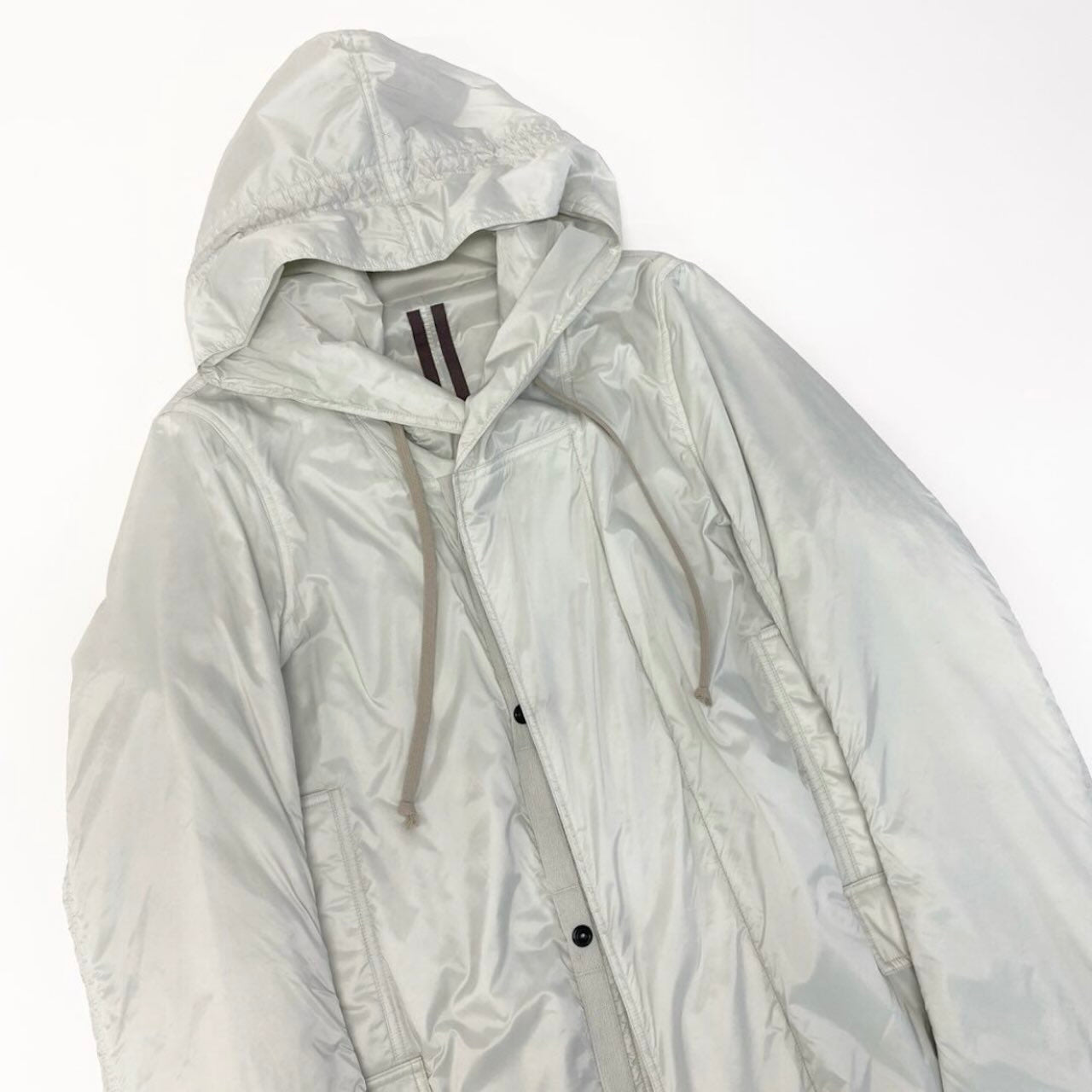 Rick Owens リックオウエンス ダークシャドウ モッズコート ナイロンジャケット オフホワイト ナイロン / ポリエステル モッズコート メンズ B