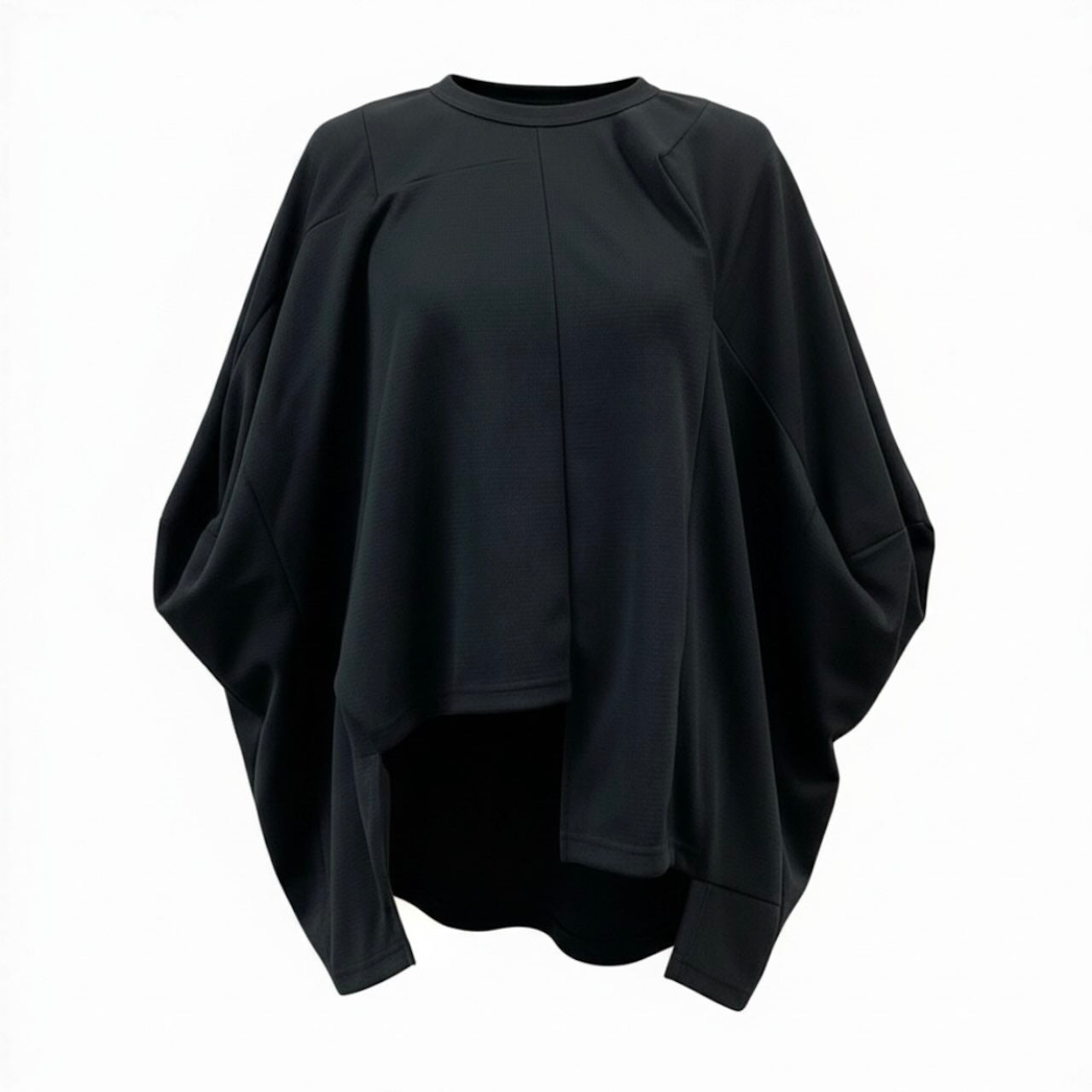 COMME des GARCONS コムデギャルソン 変形カットソー パッチワーク トップス ブラック ポリエステル GL-T018 カットソー レディース AB