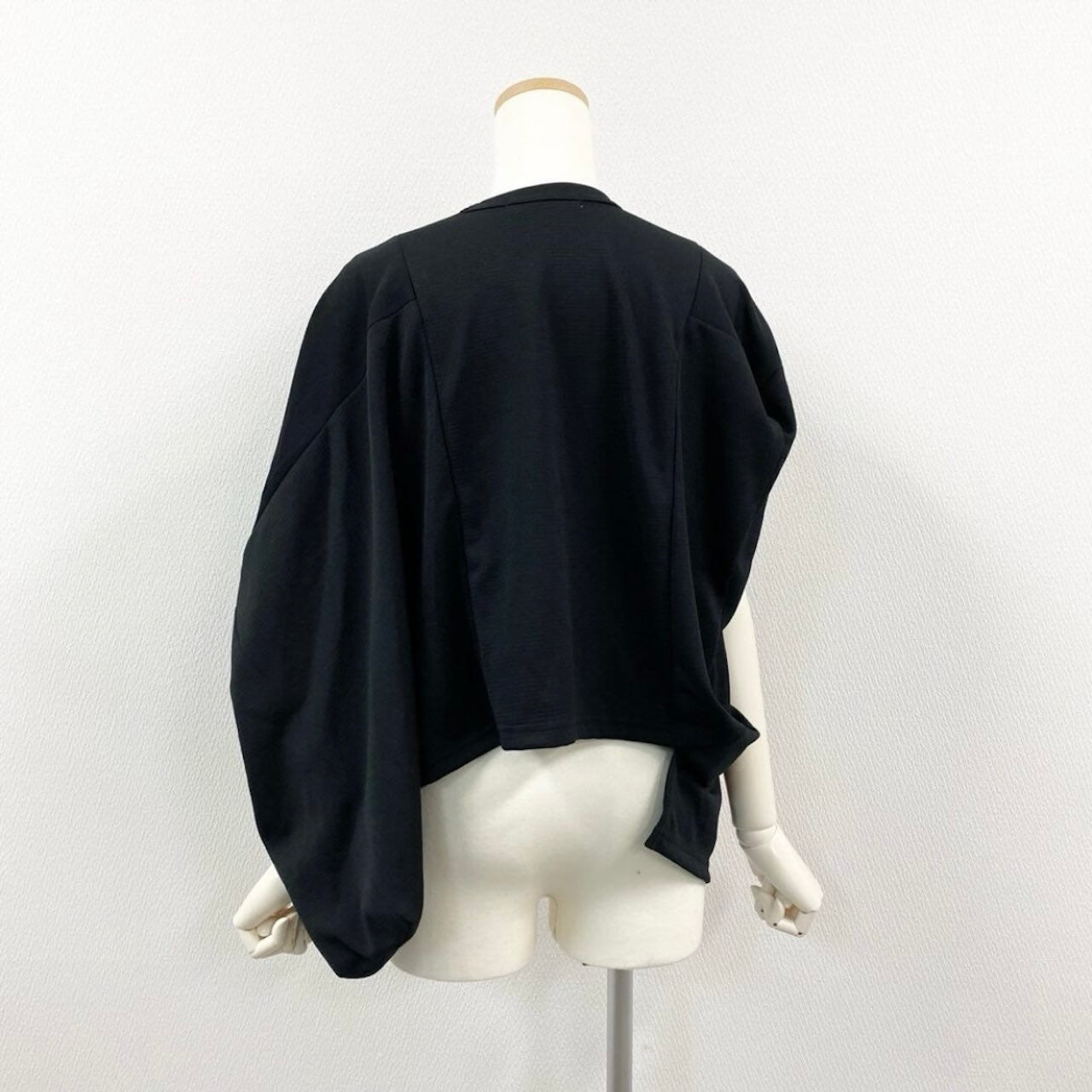 COMME des GARCONS コムデギャルソン 変形カットソー パッチワーク トップス ブラック ポリエステル GL-T018 カットソー レディース AB