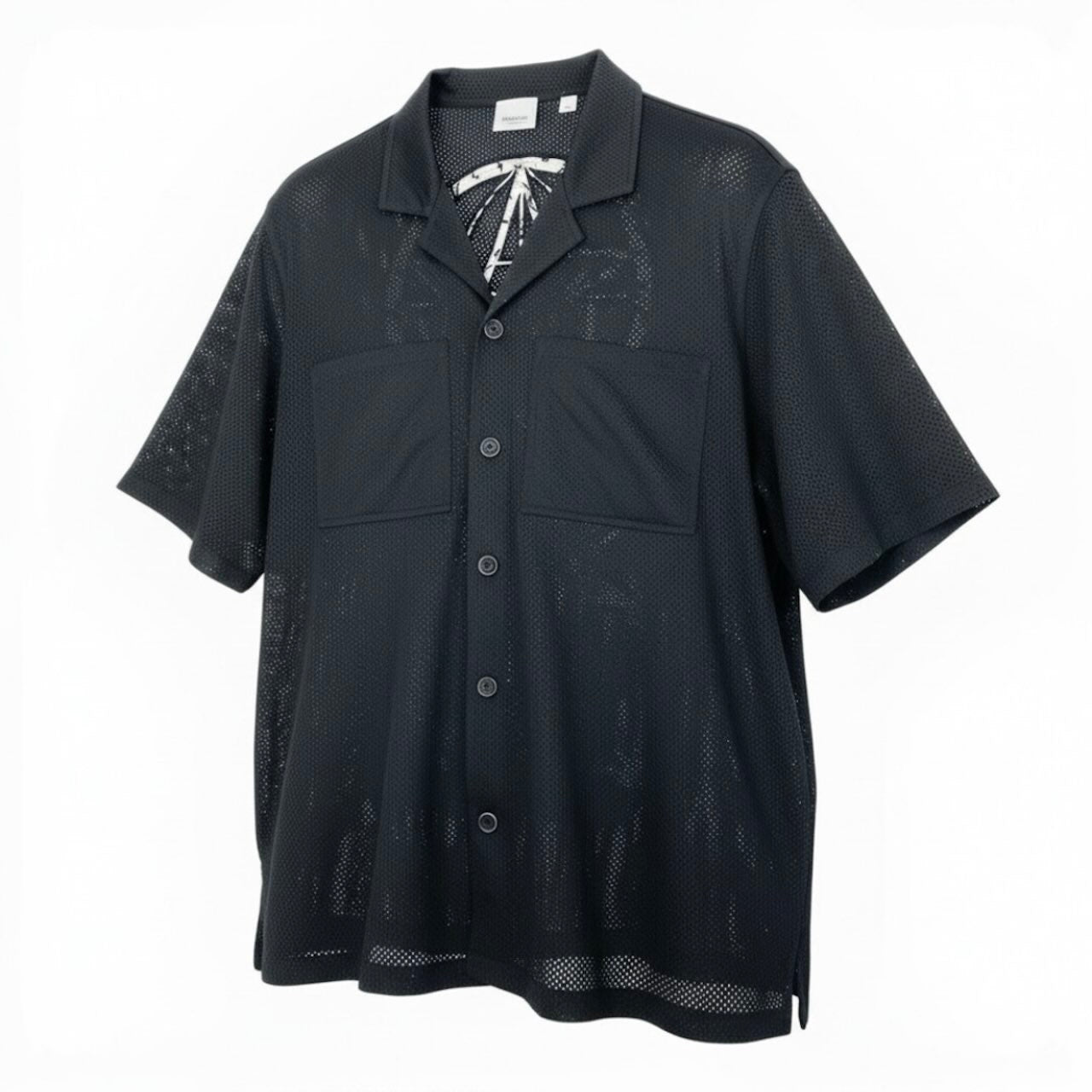 BURBERRY バーバリー バーバリーロンドンイングランド BASKETBALL JERSEY SHIRT ブラック ポリエステル 半袖シャツ メンズ B