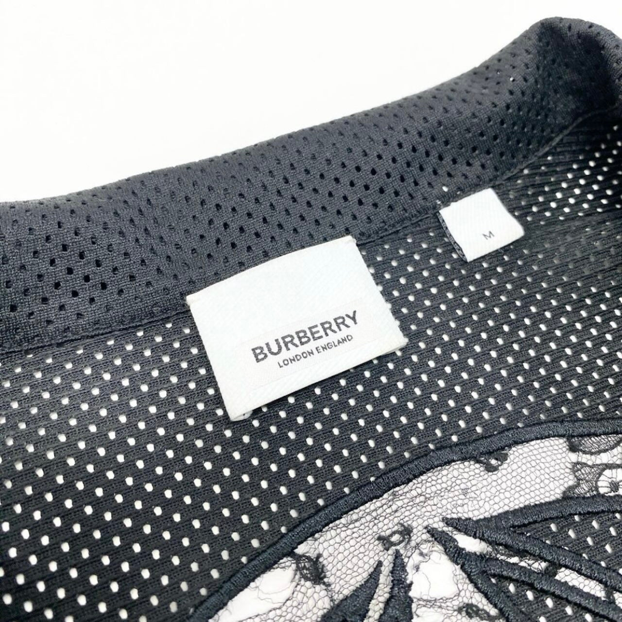 BURBERRY バーバリー バーバリーロンドンイングランド BASKETBALL JERSEY SHIRT ブラック ポリエステル 半袖シャツ メンズ B