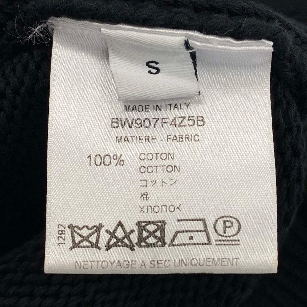 GIVENCHY ジバンシィ フロントロゴ 4G コットンニットセーター ブラック コットン セーター メンズ ABP