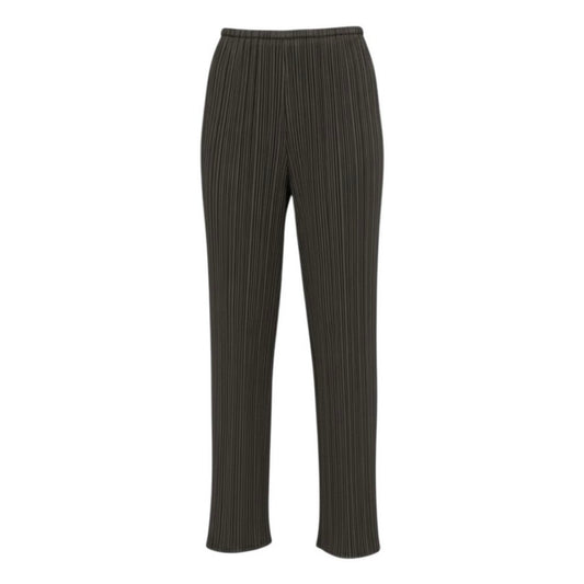 PLEATS PLEASE プリーツプリーズ プリーツパンツ スラックス カーキグリーン ポリエステル パンツ レディース B
