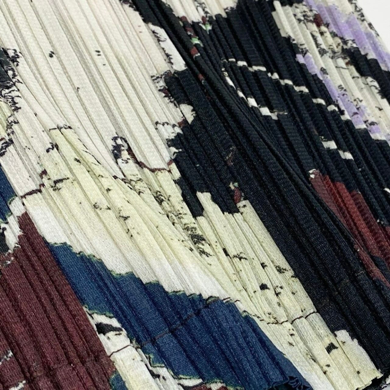 PLEATS PLEASE プリーツプリーズ イッセイミヤケ 長袖カットソー プリーツ トップス マルチカラー ポリエステル カットソー レディース B