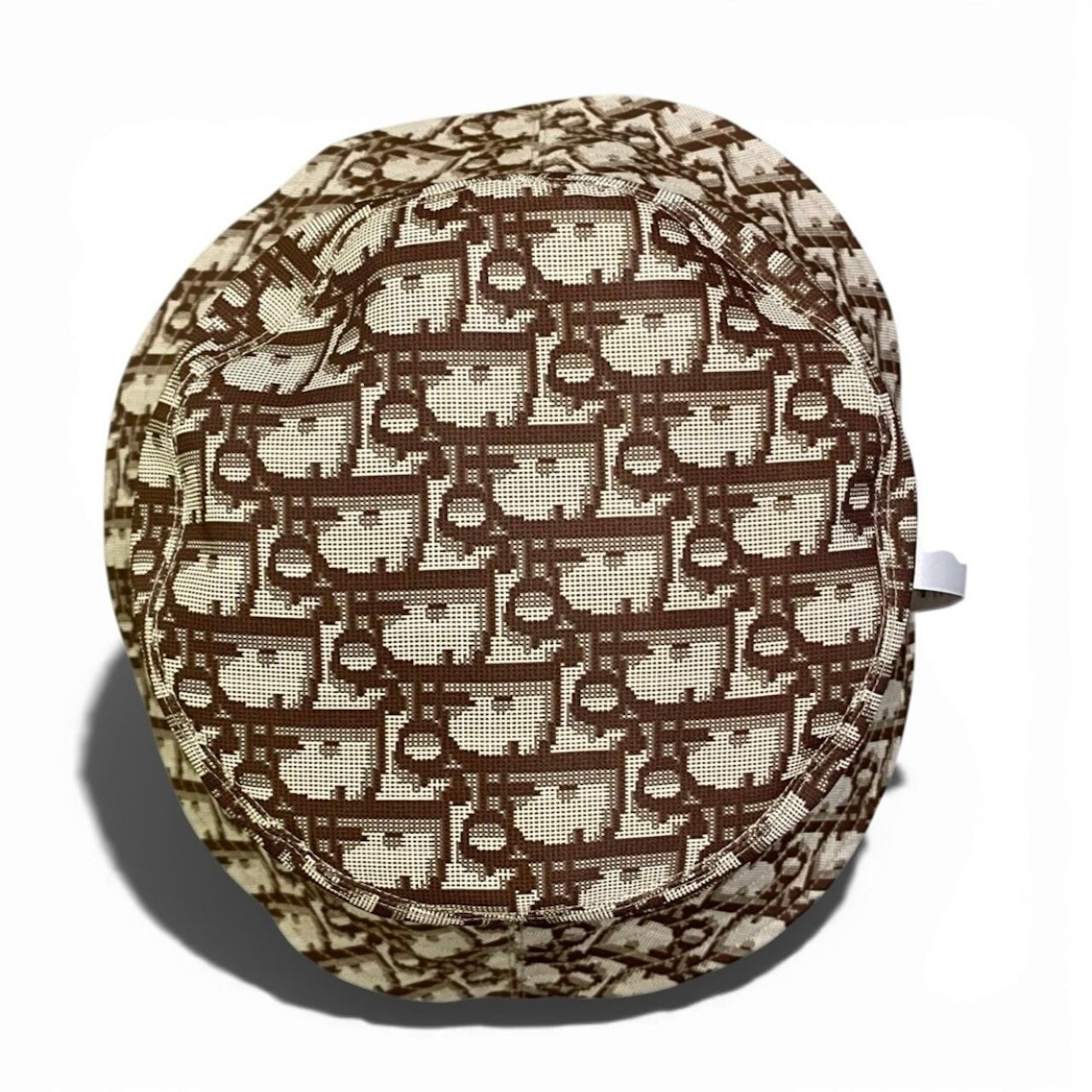 Christian Dior クリスチャンディオール レオパード トロッター リバーシブル バケットハット リバーシブル ブラウン/ベージュ ポリエステル / コットン / ポリウレタン ハット レディース S