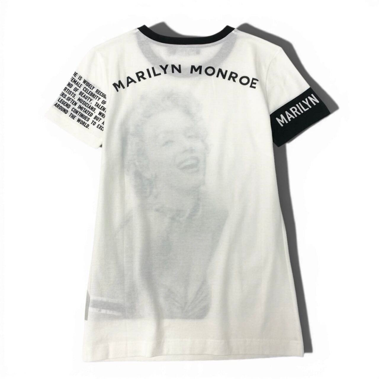 DOLCE&GABBANA ドルチェアンドガッバーナ マリリンモンロー Tシャツ Marilyn Monroe T-shirt ホワイト コットン 半袖Ｔシャツ レディース SA