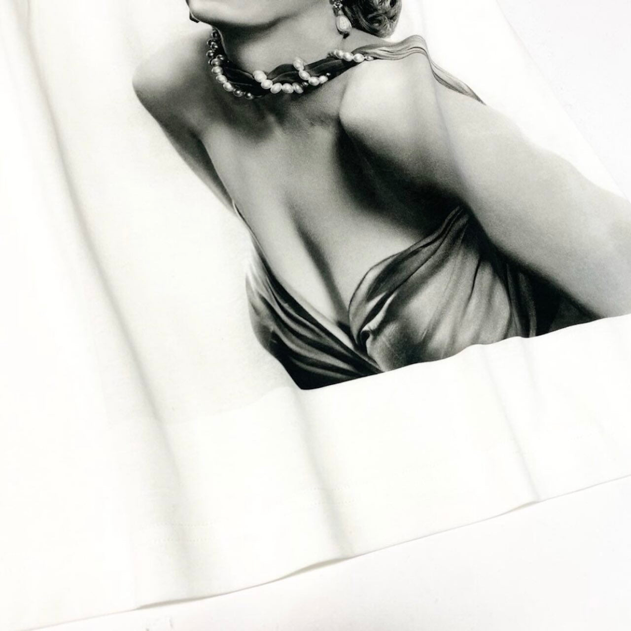 DOLCE&GABBANA ドルチェアンドガッバーナ マリリンモンロー Tシャツ Marilyn Monroe T-shirt ホワイト コットン 半袖Ｔシャツ レディース SA