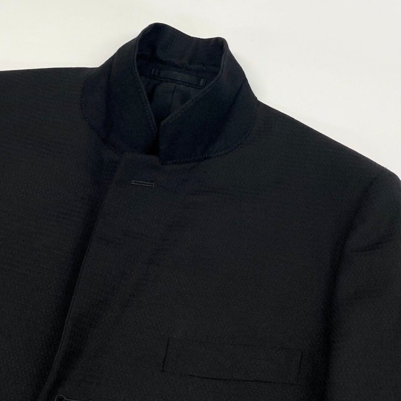 COMME des GARCONS コムデギャルソン コムデギャルソン オムドゥ AD2007 千鳥 テーラードジャケット ブラック ウール / キュプラ テーラードジャケット メンズ AB