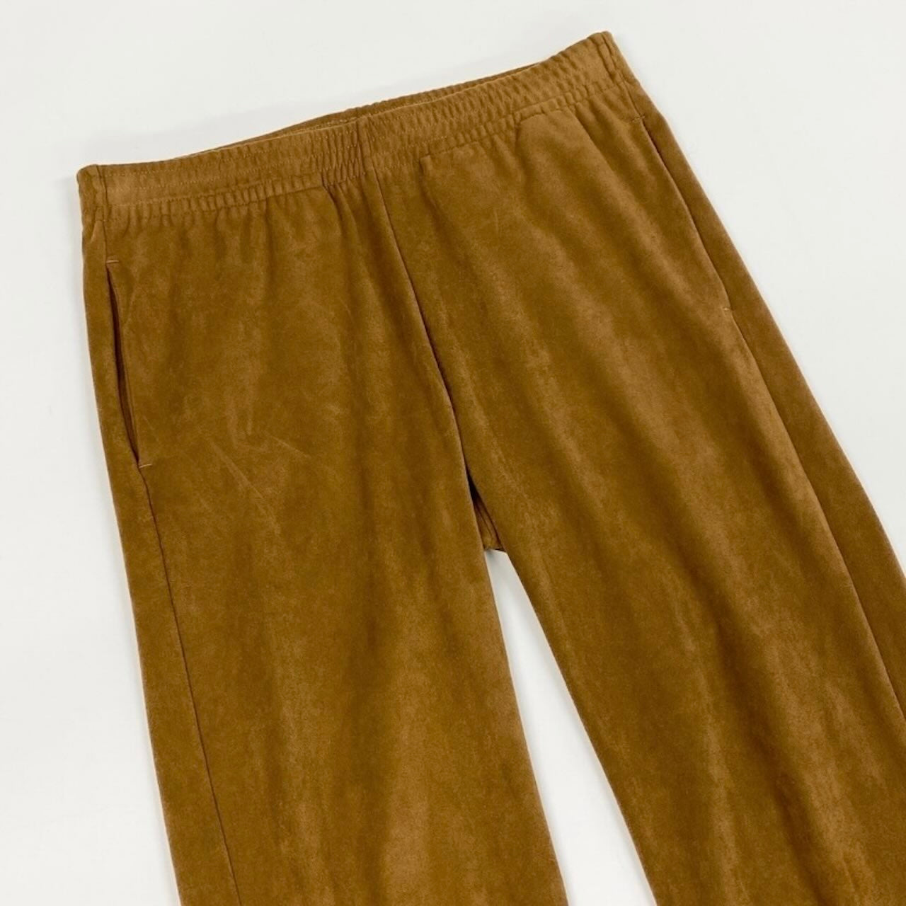 Maison Margiela メゾン マルジェラ MM6 スウェードパンツ イージーパンツ ロング ブラウン スウェード パンツ レディース AB