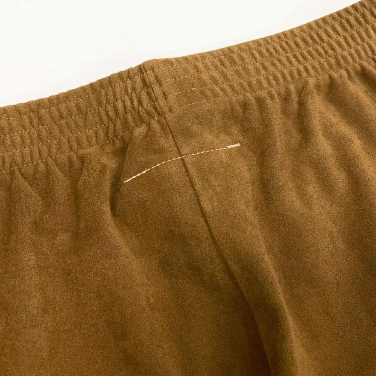 Maison Margiela メゾン マルジェラ MM6 スウェードパンツ イージーパンツ ロング ブラウン スウェード パンツ レディース AB