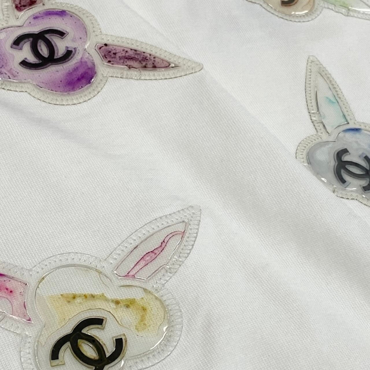 CHANEL シャネル 2000SS ココマーク ホワイト コットン P15725 タンクトップ レディース SA