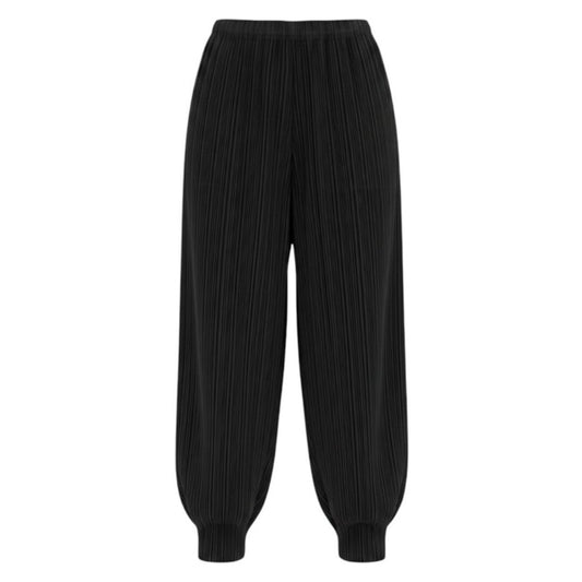 PLEATS PLEASE プリーツプリーズ ニッカポッカパンツ プリーツパンツ ブラック ポリエステル PPP13-JF184 パンツ レディース ABP