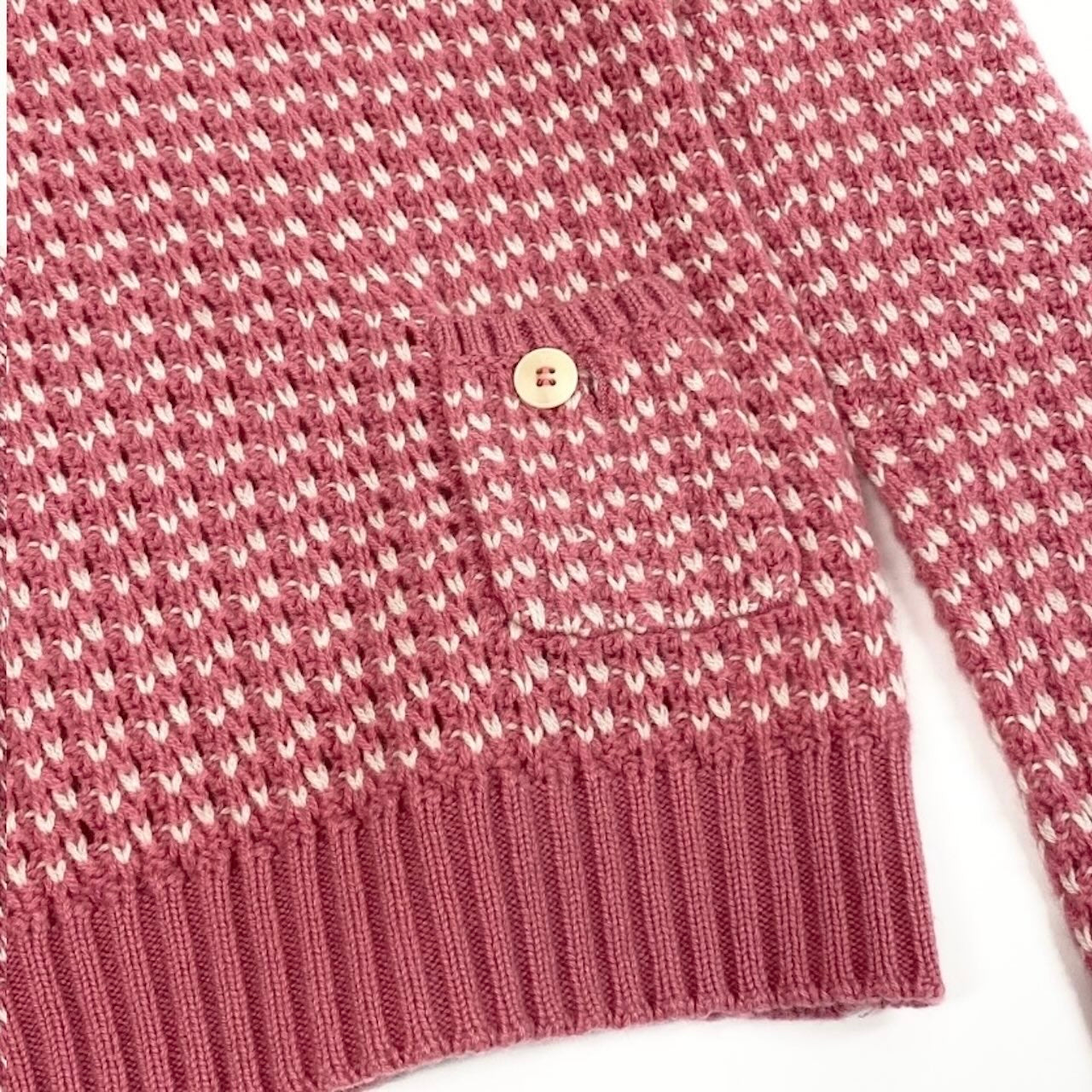 Loro Piana ロロピアーナ カシミヤニットセーター Vネック ピンク カシミヤ ニット レディース ABP
