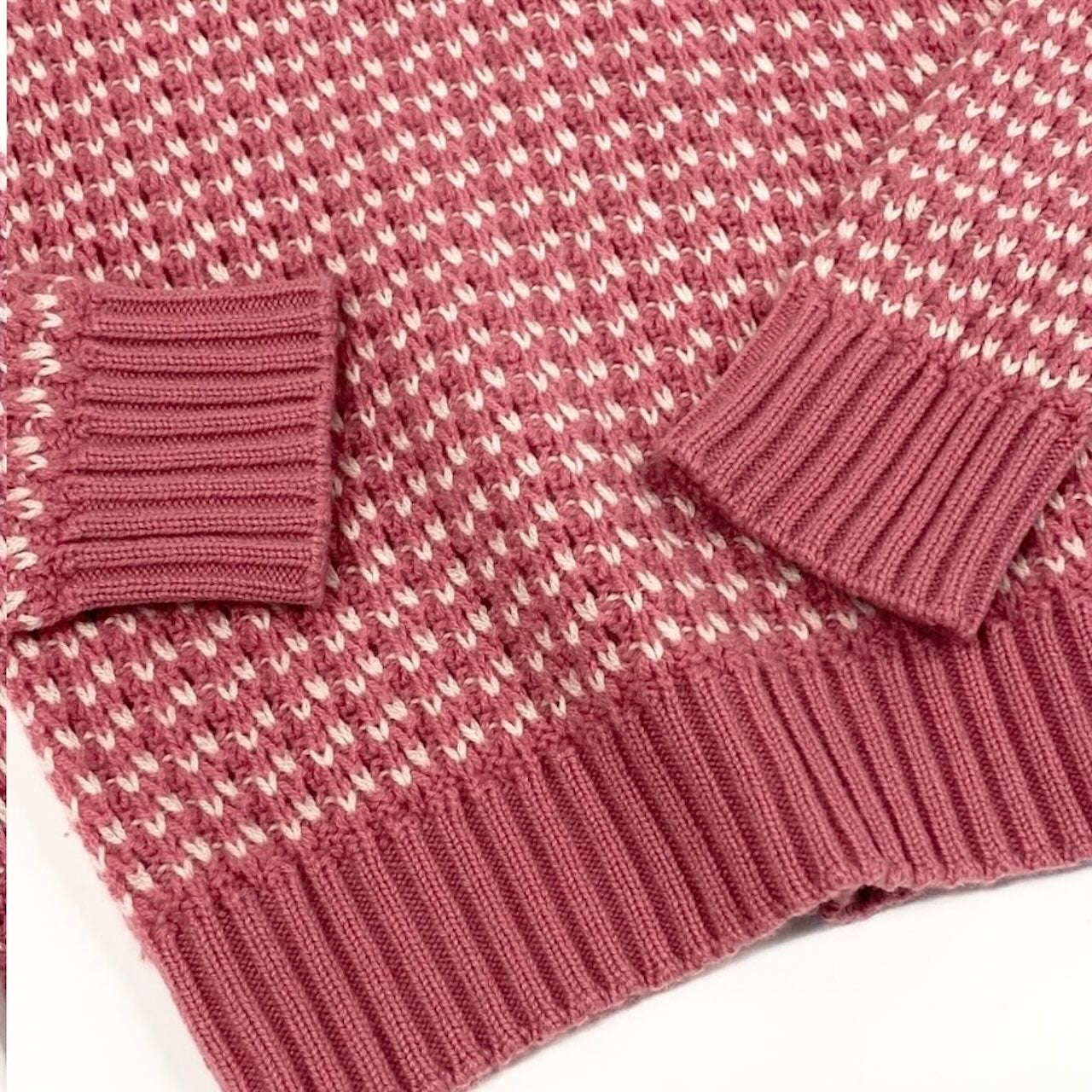 Loro Piana ロロピアーナ カシミヤニットセーター Vネック ピンク カシミヤ ニット レディース ABP