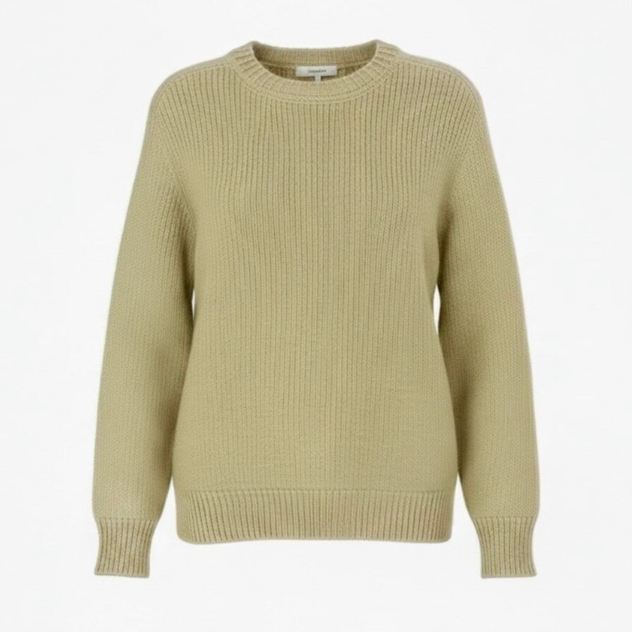 Maison Margiela メゾン マルジェラ オーバーサイズ ブラッシュドセーター ローゲージニット イエロー リネン S50HL0007 セーター メンズ AB