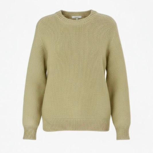 Maison Margiela メゾン マルジェラ オーバーサイズ ブラッシュドセーター ローゲージニット イエロー リネン S50HL0007 セーター メンズ AB