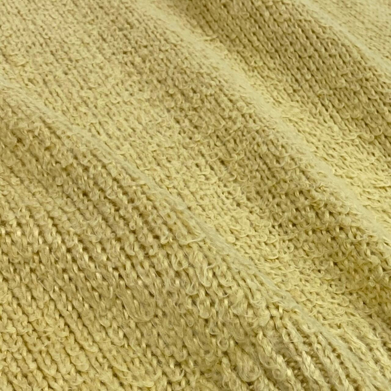 Maison Margiela メゾン マルジェラ オーバーサイズ ブラッシュドセーター ローゲージニット イエロー リネン S50HL0007 セーター メンズ AB
