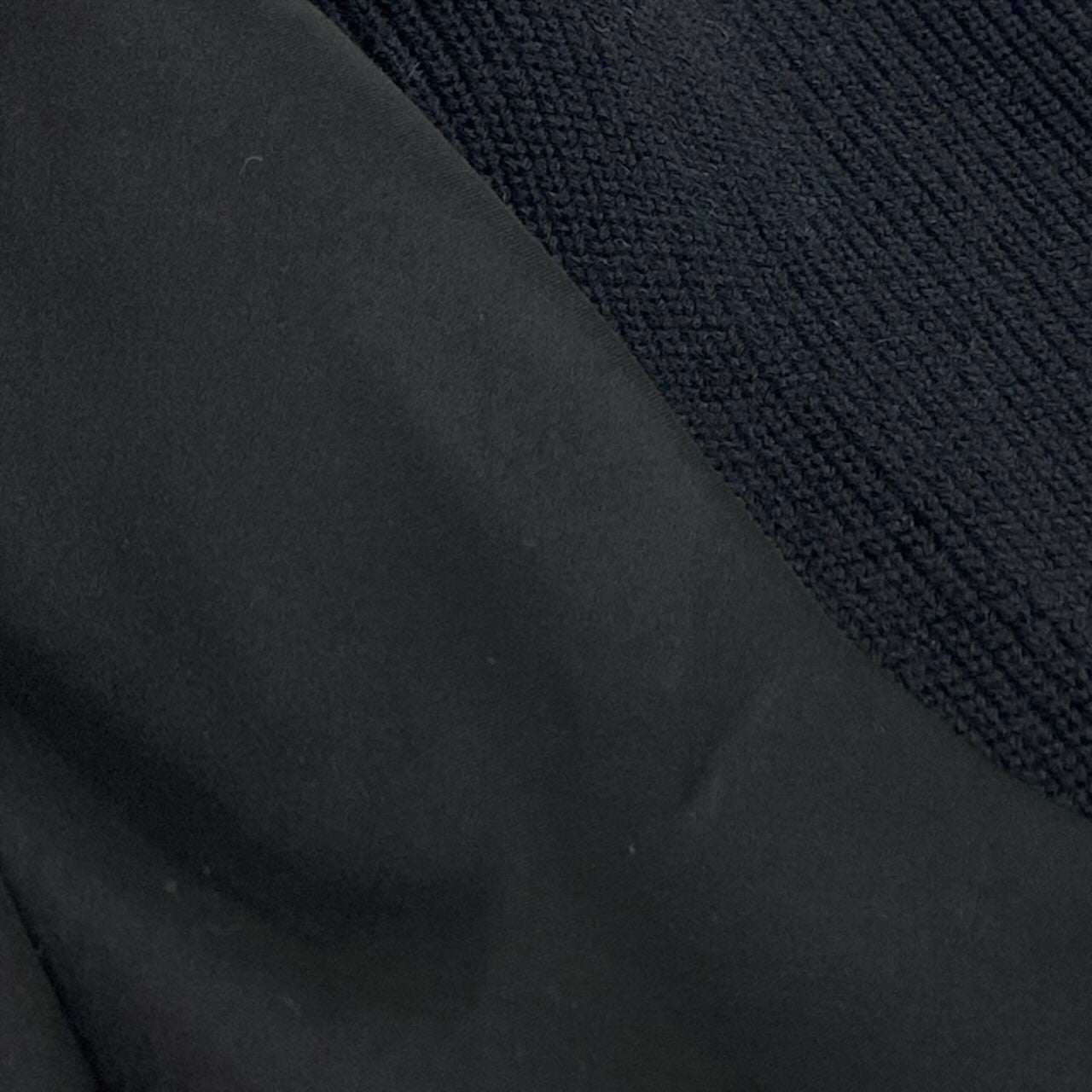 Sacai サカイ ニット サテン カーディガン ロングスリーブ ブラック コットン / ポリエステル 23-06500 カーディガン レディース AB