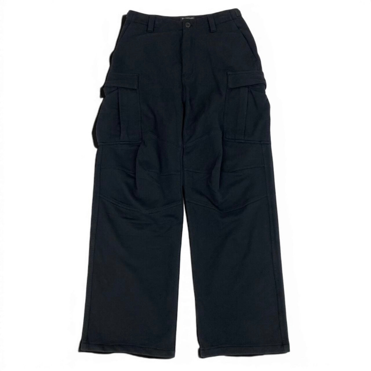 BALENCIAGA バレンシアガ スウェット カーゴ バギーパンツ Unisex ブラック コットン 720243 パンツ メンズ S