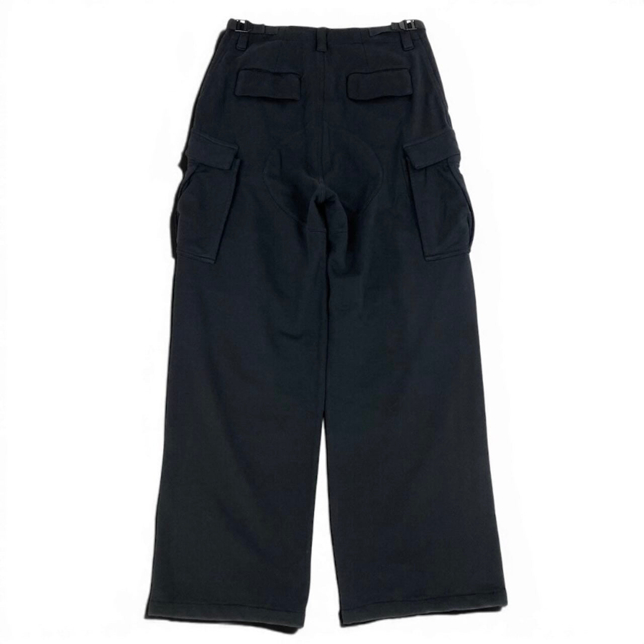 BALENCIAGA バレンシアガ スウェット カーゴ バギーパンツ Unisex ブラック コットン 720243 パンツ メンズ S