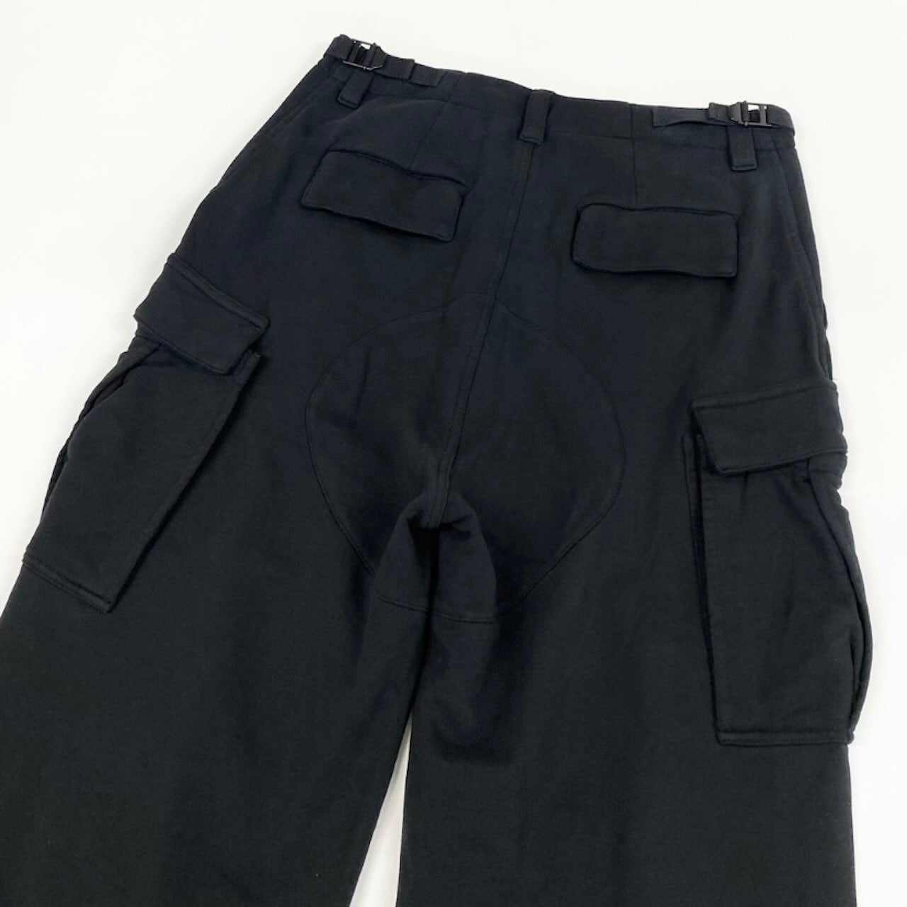 BALENCIAGA バレンシアガ スウェット カーゴ バギーパンツ Unisex ブラック コットン 720243 パンツ メンズ S