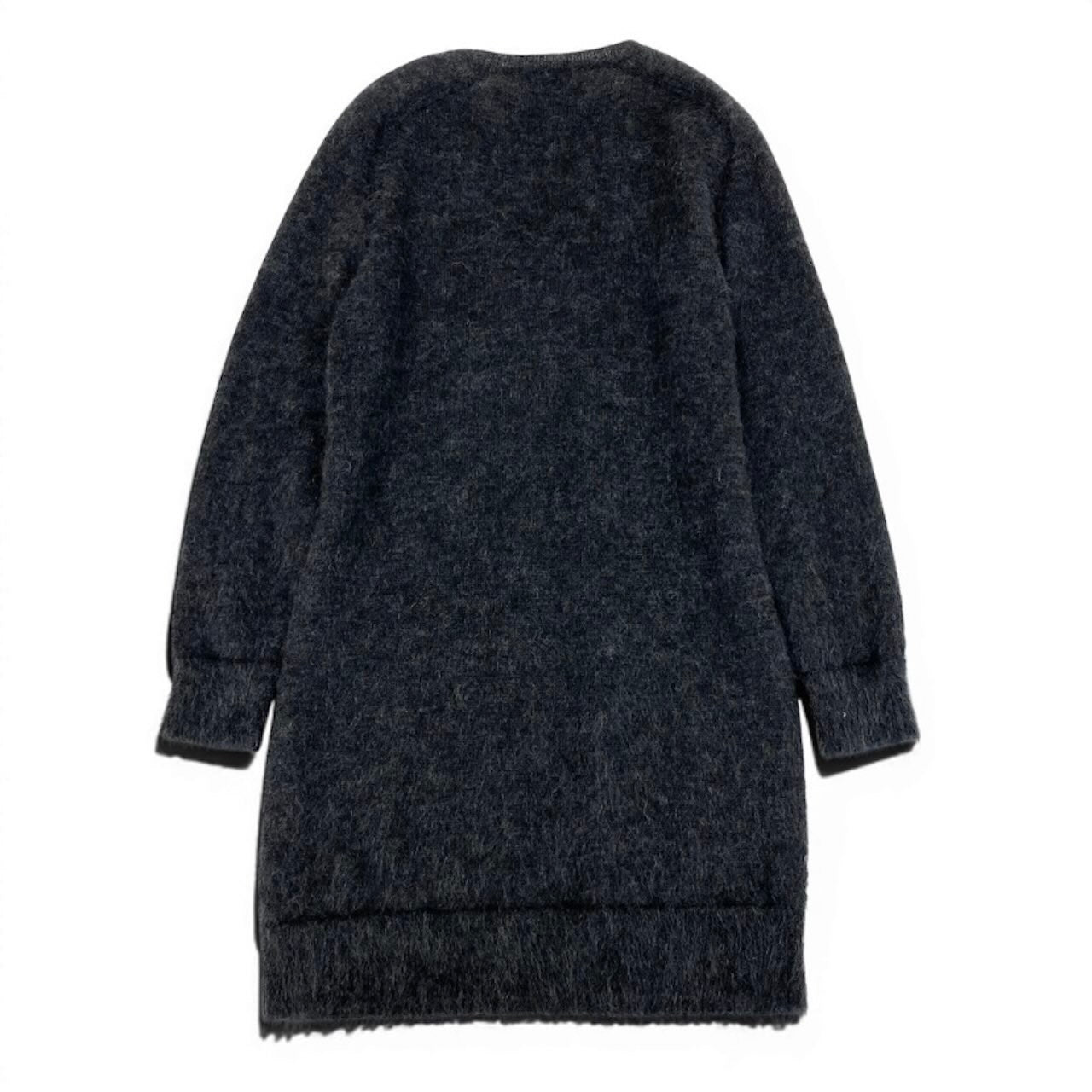 LOUIS VUITTON ルイヴィトン グラデーションスパンコール ニットワンピース モヘアブレンド Vネック グレー ウール / ナイロン / モヘア シルク ポリウレタン ポリエステル F4KD24ODX ワンピース レディース ABP