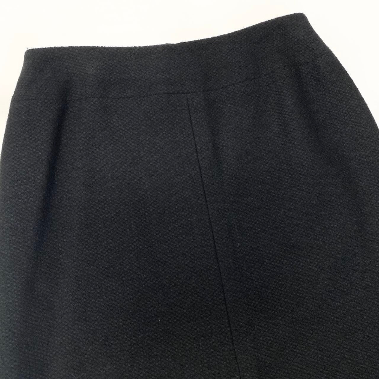 CHANEL シャネル CHANEL BOUTIQUE 1997年 ブラック ウール / ナイロン / シルク スカート レディース AB