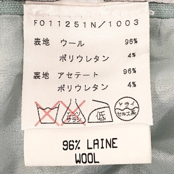 CELINE セリーヌ ブルー ウール / ポリウレタン スカートスーツ レディース BC