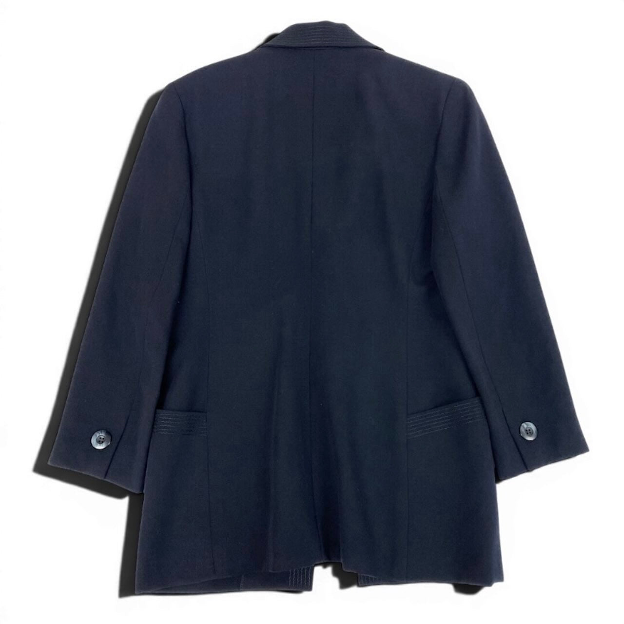 Christian Dior クリスチャンディオール KB3B30600 ダークネイビー ウール ブレザー レディース AB