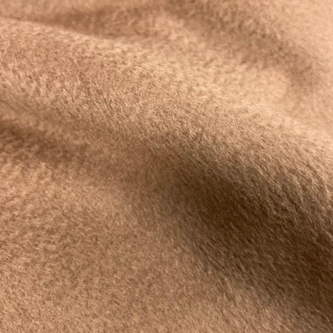 MAX MARA マックスマーラ ブラウン アルパカ / ウール ファーコート ジャケット レディース AB