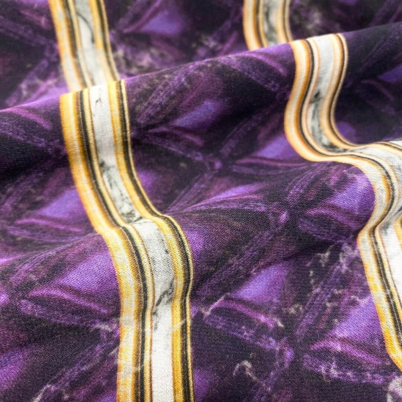 BALMAIN バルマン ノースリーブ シルクシアートップ パープル マルチカラー シルク その他トップス レディース AB