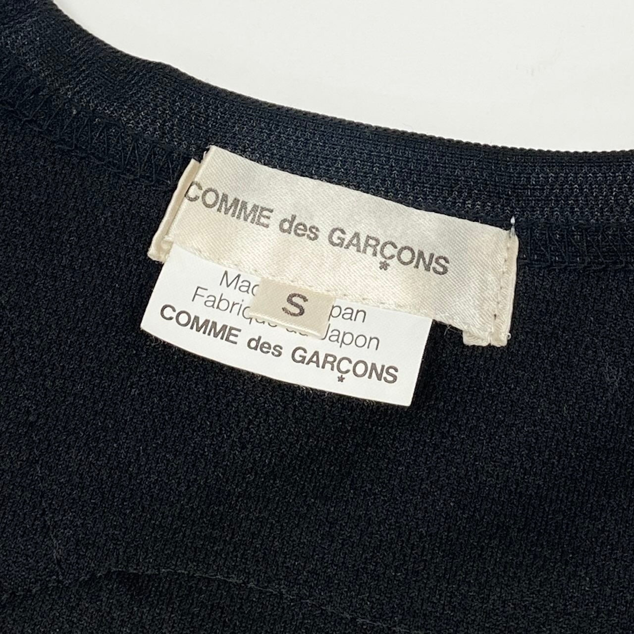 COMME des GARCONS コムデギャルソン パッチワークデザインノースリーブ AD2009 ブラック ポリエステル GE-T027 カットソー レディース AB