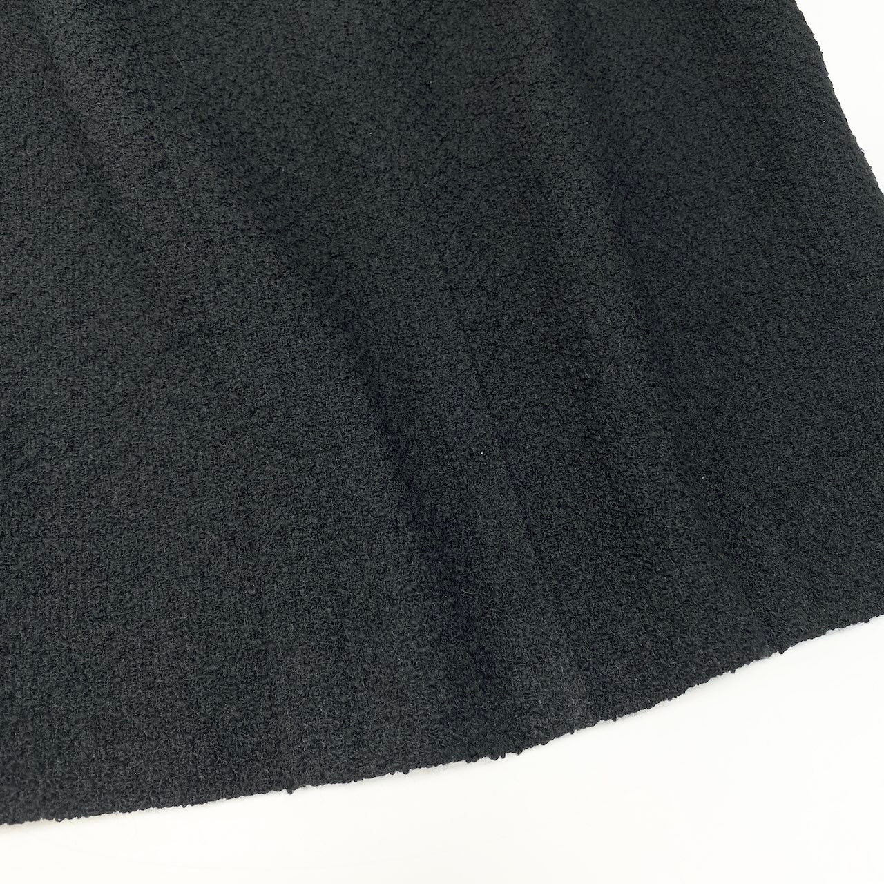 CHANEL シャネル ツイードスカート 膝丈スカート ブラック ウール / ナイロン / シルク スカート レディース AB