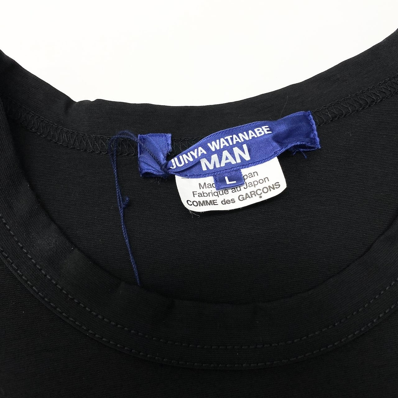 JUNYA WATANABE ジュンヤワタナベ ストレッチ AD2023 ブラック コットン / ナイロン / ポリウレタン WM-T017 トップス メンズ ABP