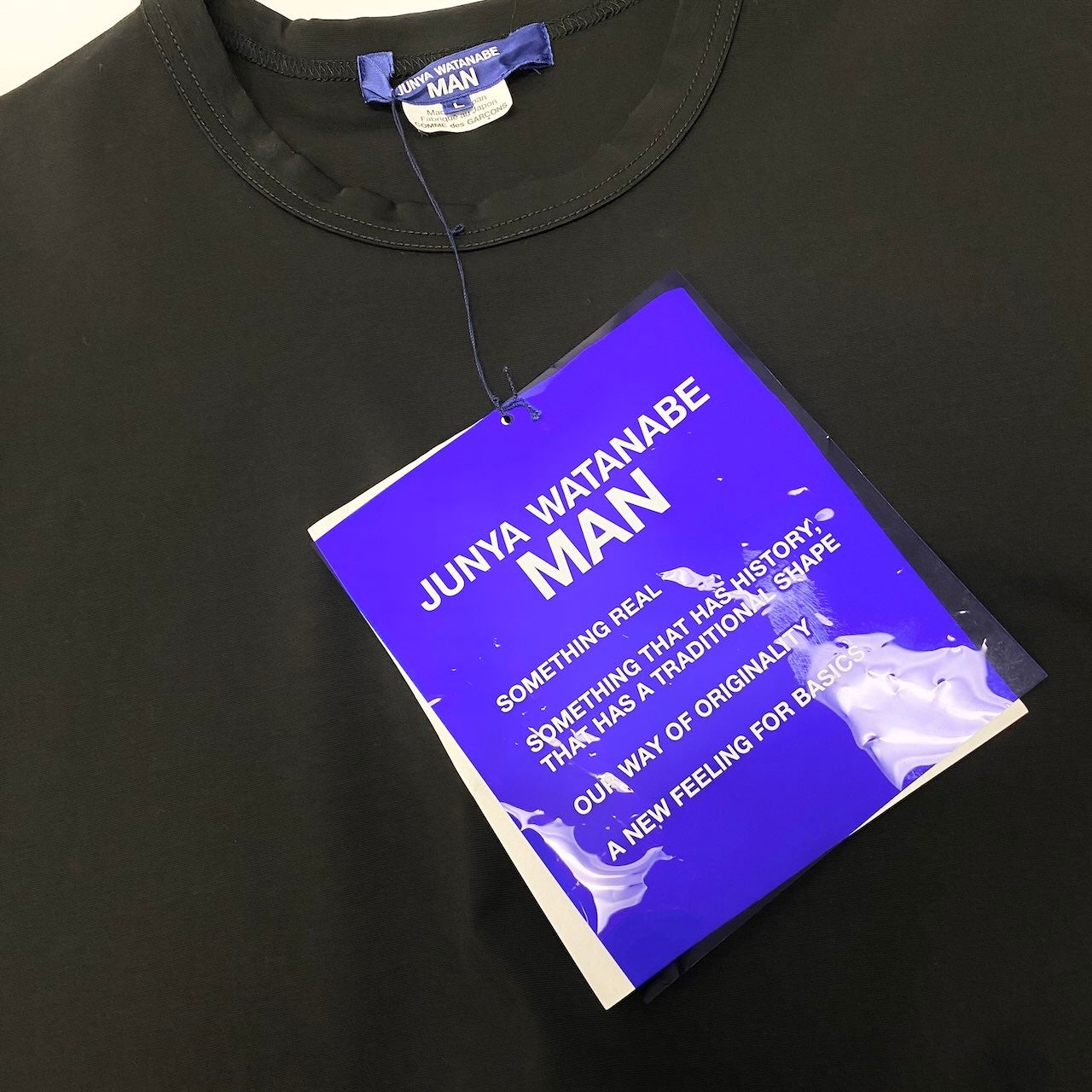 JUNYA WATANABE ジュンヤワタナベ ストレッチ AD2023 ブラック コットン / ナイロン / ポリウレタン WM-T017 トップス メンズ ABP