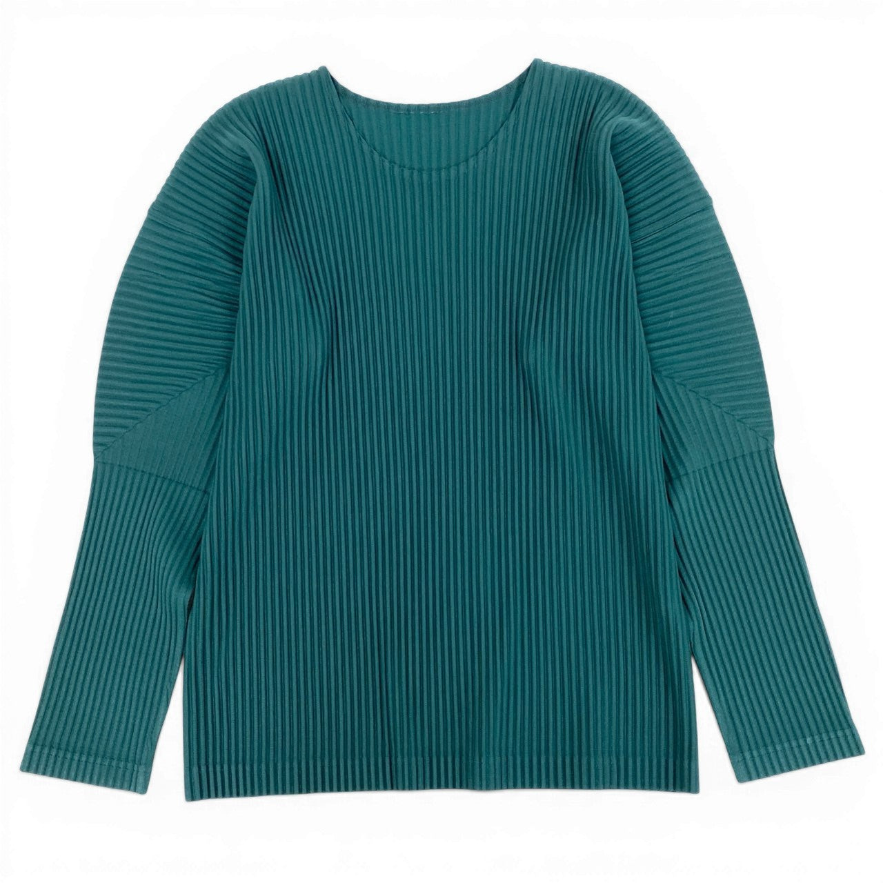 ISSEY MIYAKE イッセイミヤケ オムプリッセ プリーツカットソー トップス グリーン ポリエステル カットソー メンズ ABP