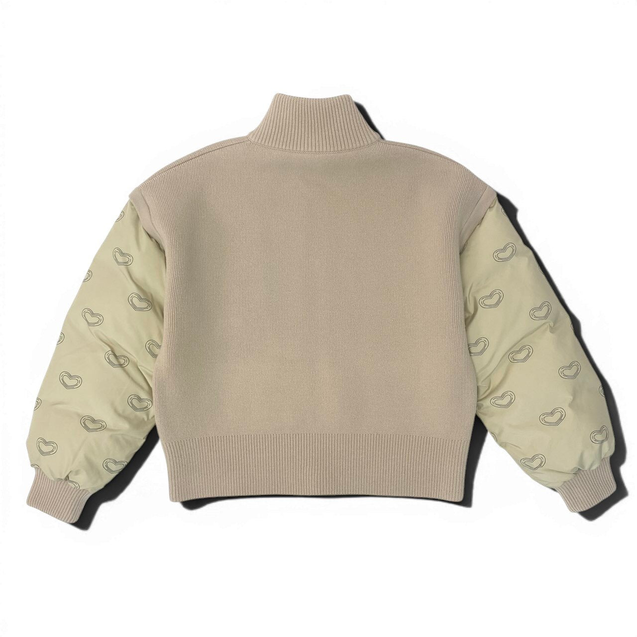 HERMES エルメス 24~25AW カレイドスコープ エフェクト 2way ベージュ ウール / ナイロン / ポリウレタン ジップジャケット レディース A